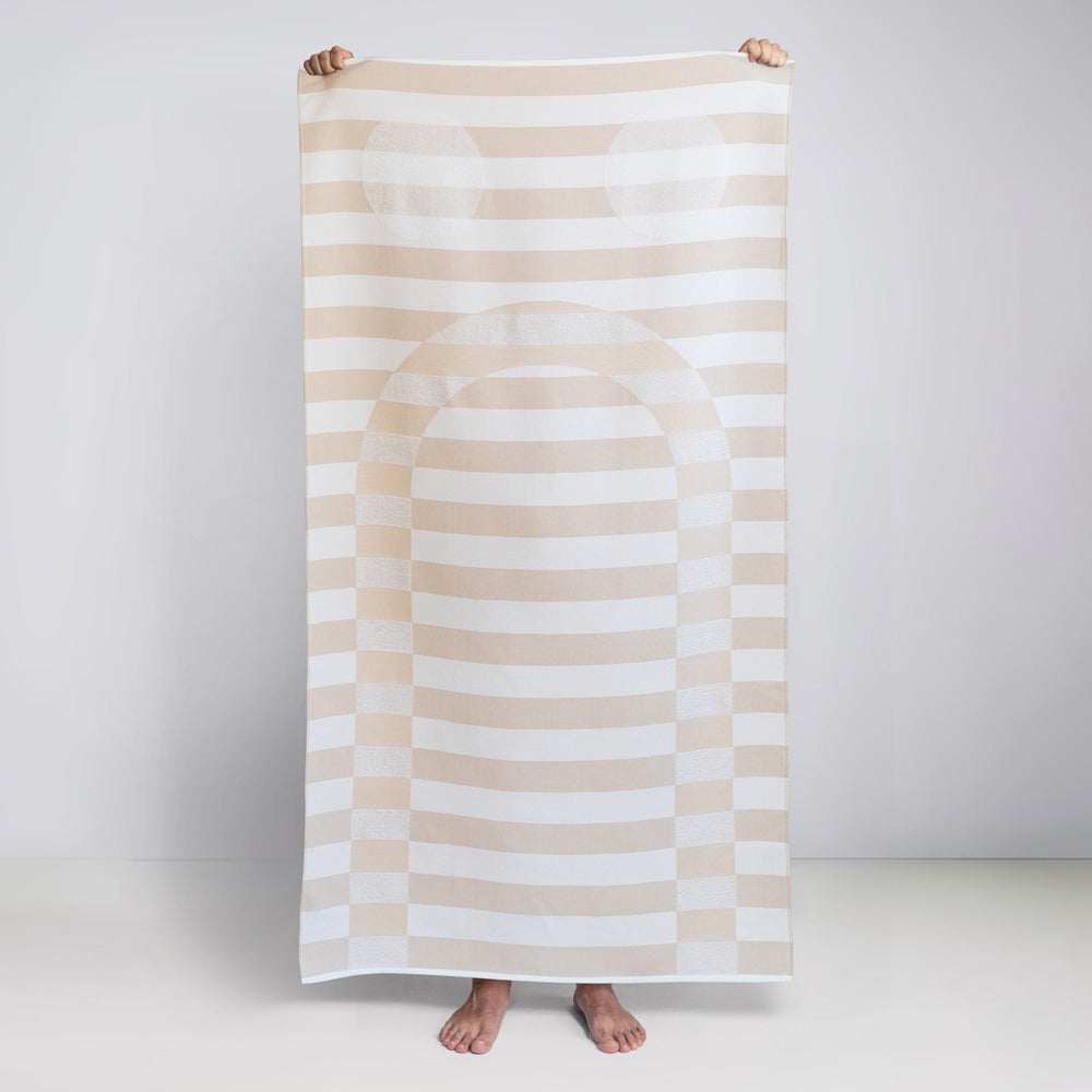 Rimini Ecrù beach towel