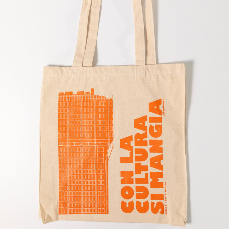 Shopper - Tote Bag Torre Velasca Orange - Milan